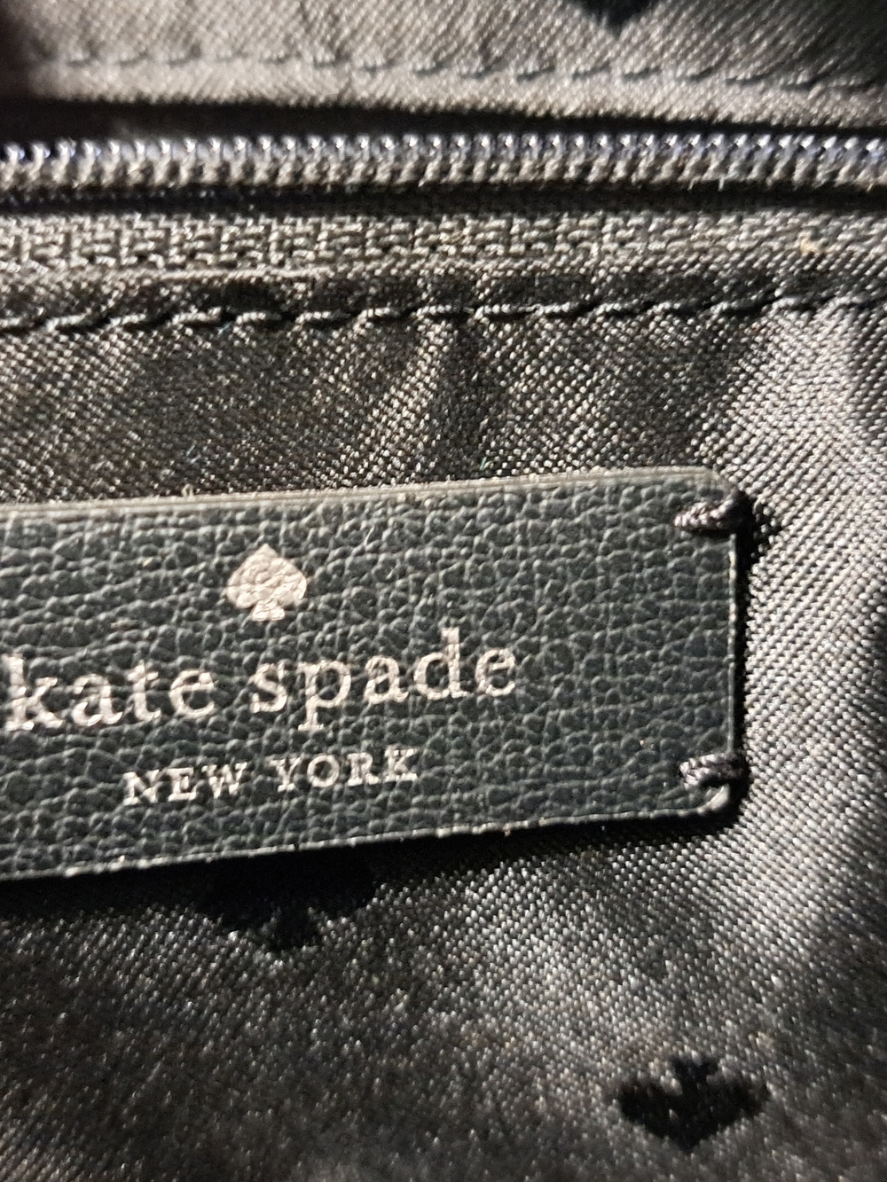 kate spade Black and Cream Floral Geometric Tote - Picture 3 of 7